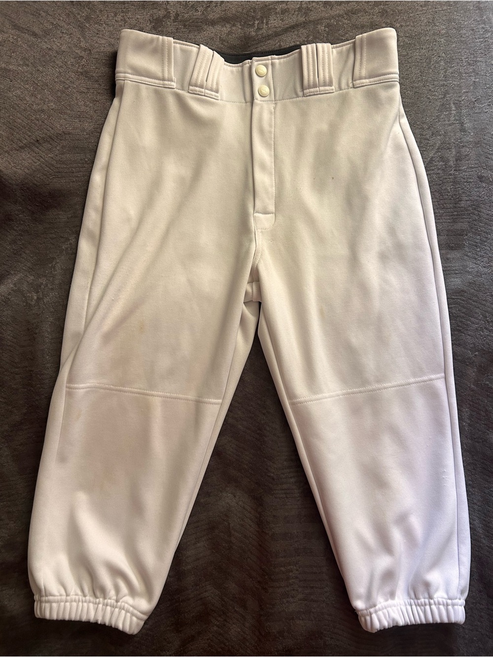 Men's Athletic Baseball Pants in Off-White